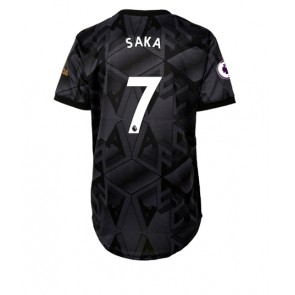 Arsenal Bukayo Saka #7 kläder Kvinnor 2022-23 Bortatröja Kortärmad